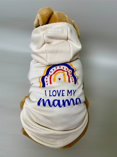 Felpa con cappuccio cane