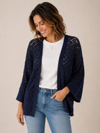 CARDIGAN TRAFORATO