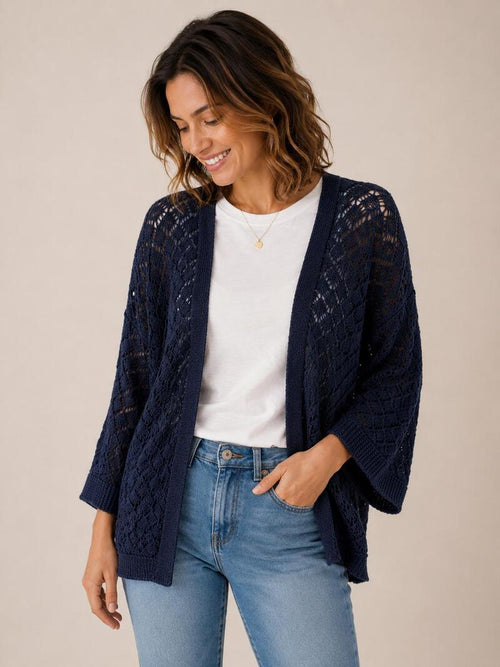 CARDIGAN TRAFORATO