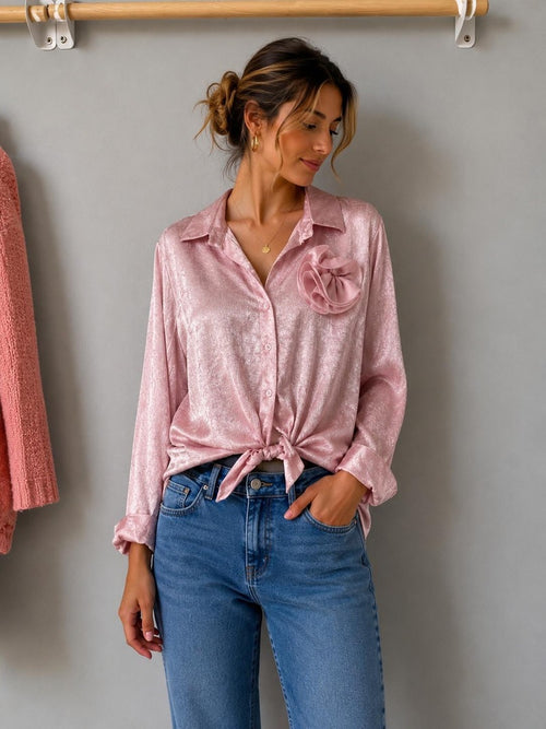 CAMICIA IN RASO