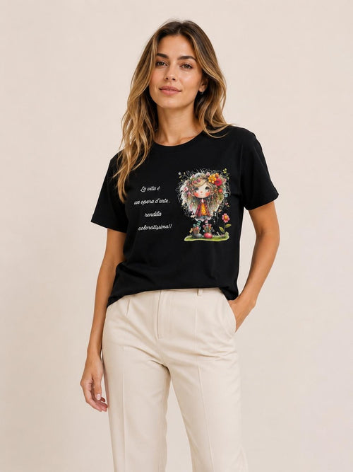 T-SHIRT CON STAMPA