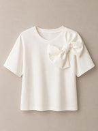 MAGLIA CON GRANDE FIOCCO