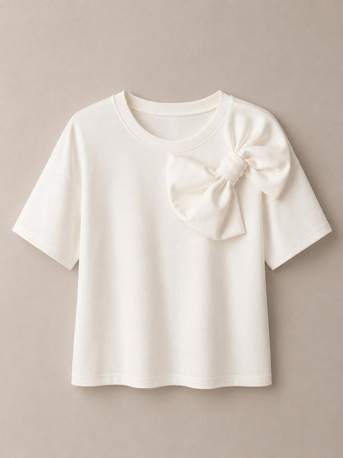 MAGLIA CON GRANDE FIOCCO