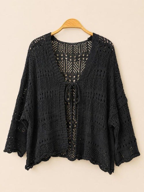 CARDIGAN CON LACCETTO