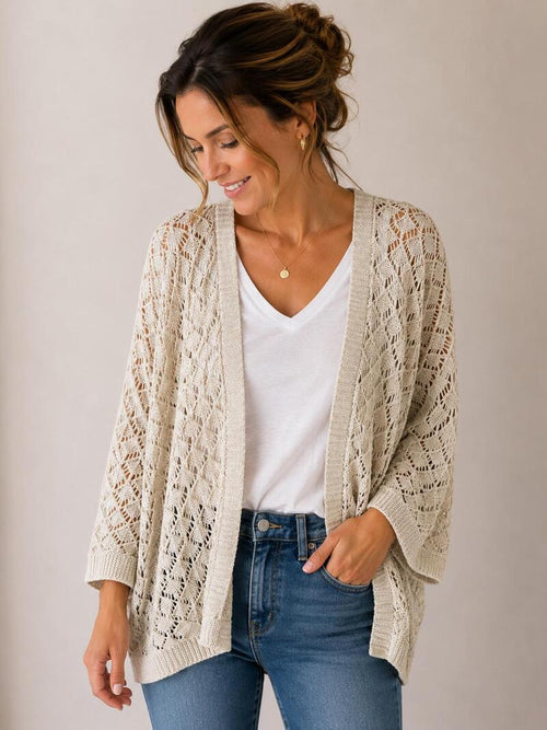 CARDIGAN TRAFORATO
