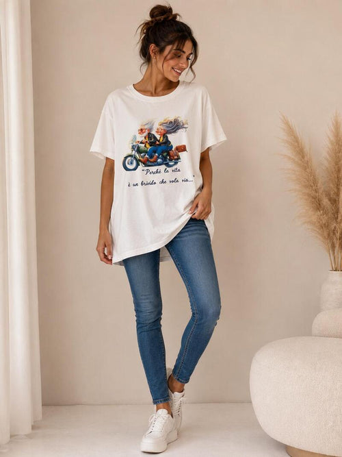 T-SHIRT CON STAMPA
