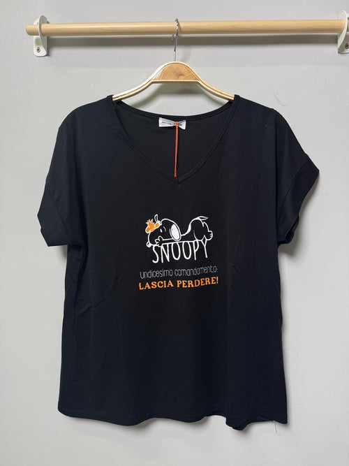 T-SHIRT SNOOPY IN VISCOSA