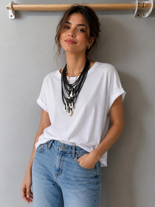 T-SHIRT VISCOSA