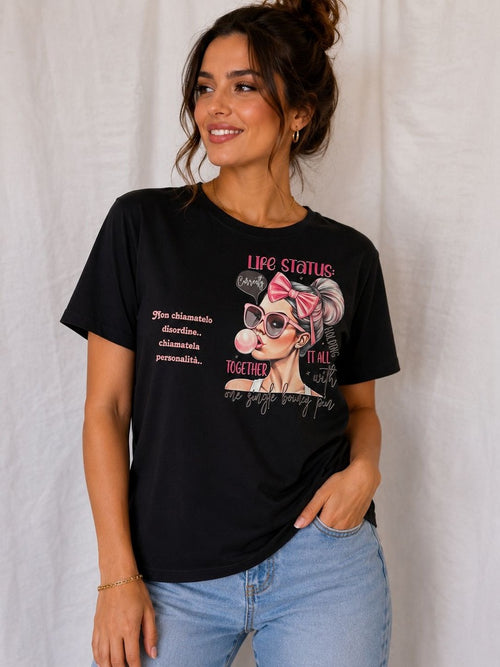 T-SHIRT CON STAMPA