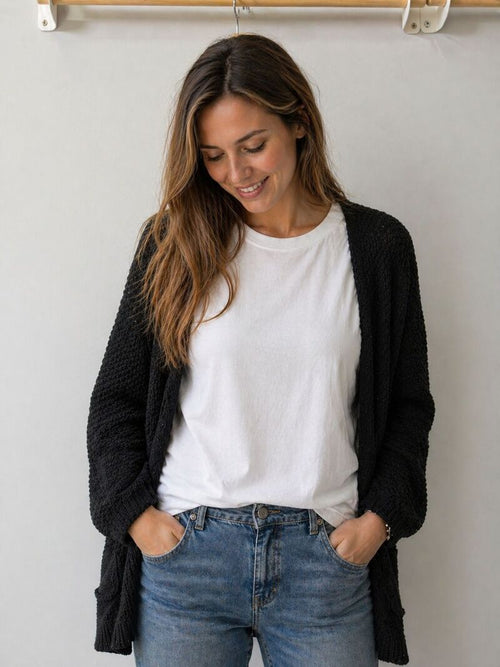 CARDIGAN TRAFORATO