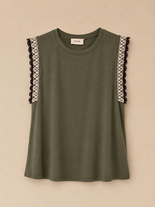 MAGLIA CON PIZZO