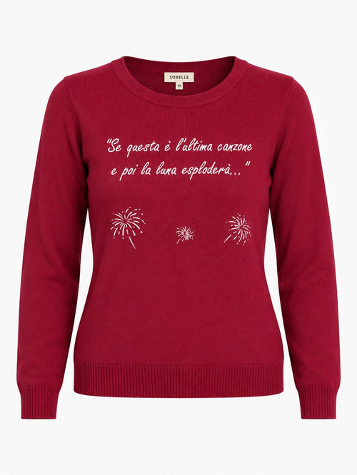PULL CON SCRITTA