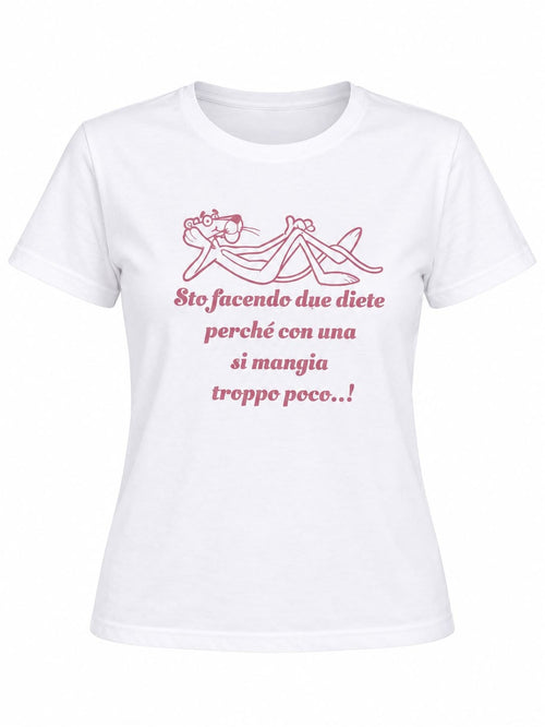 T-SHIRT CON SCRITTA