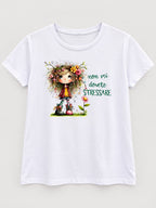 T-SHIRT CON SCRITTA
