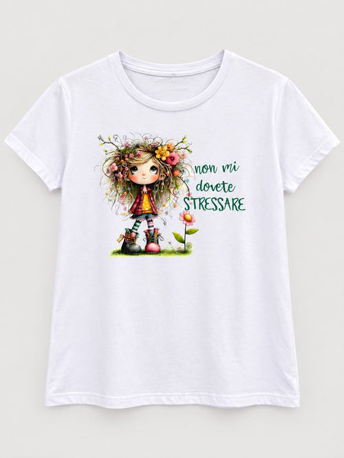 T-SHIRT CON SCRITTA