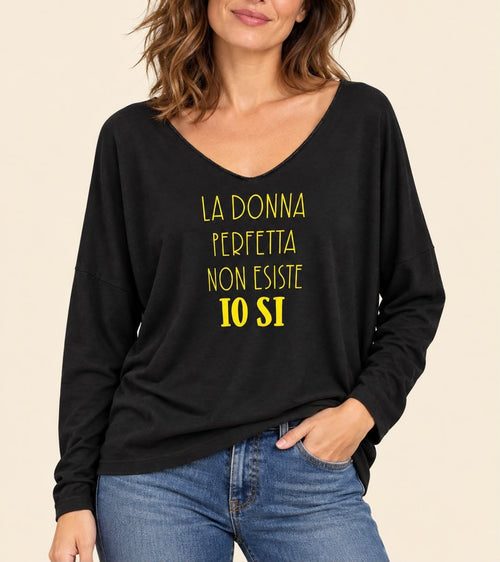 MAGLIA MANICA LUNGA CON SCRITTE